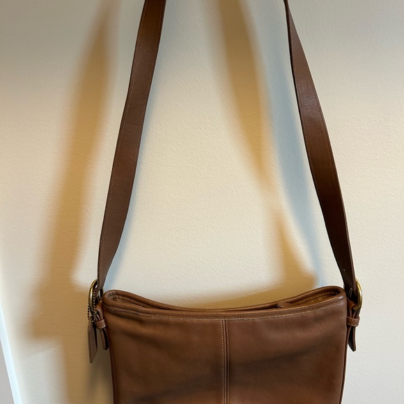 Authentic Vintage Coach Worth Bag, Cocoa Brown - Picture 4 of 11
